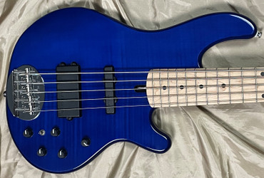 Lakland Skyline 55-02 Deluxe, Trans Blue w/ Maple