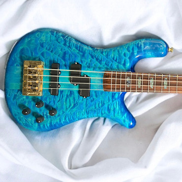 Spector USA NS-5XL, Bahama Blue w/ Pau Ferro and HAZ-LAB