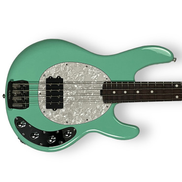 Ernie Ball Music Man StingRay 4 Special, Laguna Green / Rosewood *NEW COLOR!