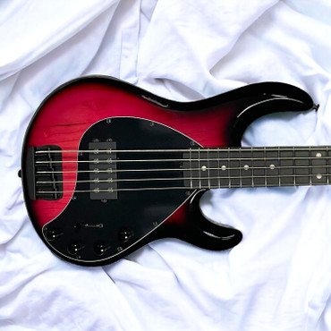 Ernie Ball Music Man StingRay 5 H Special, Raspberry Burst / Ebony