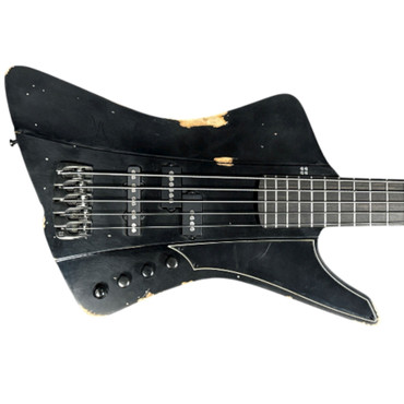 Sandberg "Forty Eight" Victor Brandt 5-String, Hardcore Aged Black w/ Ebony 5 String Bass At Bass Central