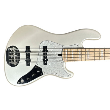 Lakland Skyline Darryl Jones , White Pearl 5 String Bass At Bass Central
