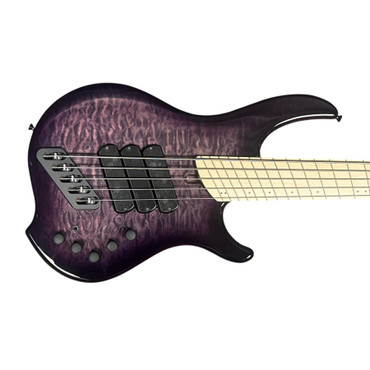 Dingwall Combustion (5), Ultra Violet w/ Maple/ 3 Pickups 5 String Bass At Bass Central