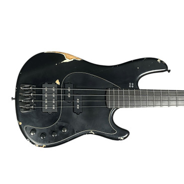 Sandberg Cal. VM-4 Oliver Riedel Sign., Hardcore Aged Black / Ebony  4 String Bass At Bass Central