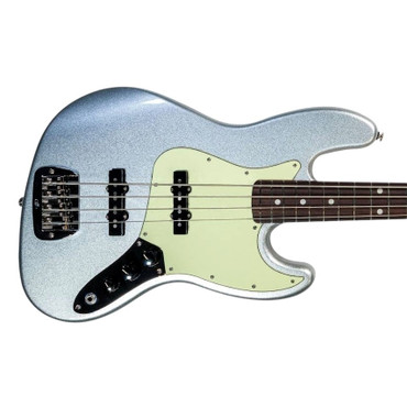 G&L JB-4 Silver Metallic Maple 4 String Bass At Bass Central