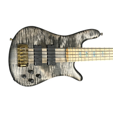 Spector USA NS-5XL, Super Faded Black Oil w/ BEM  5 String Bass At Bass Central