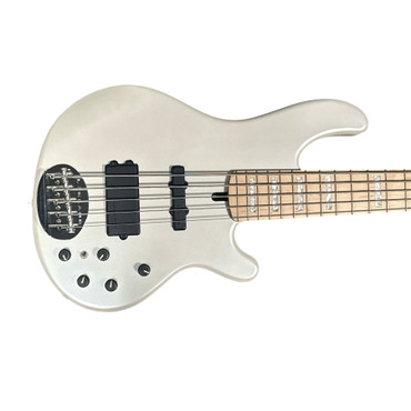 Lakland Skyline 55-02 Custom White/Maple 5 String Bass At Bass Central