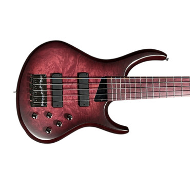 MTD Kingston Andrew Gouche Sign. (5), Plum Burst / Purpleheart (V2) 5 String Bass At Bass Central