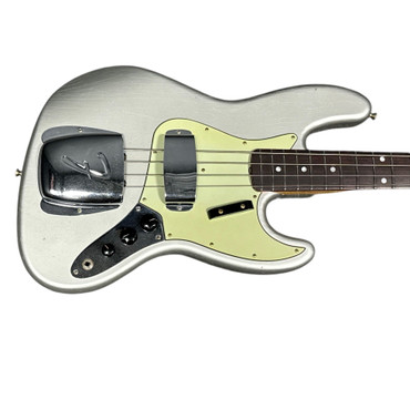 Fender Custom Shop 1965 Journeyman J Bass, Faded Inca Silver/Rosewood  4 String Bass At Bass Central
