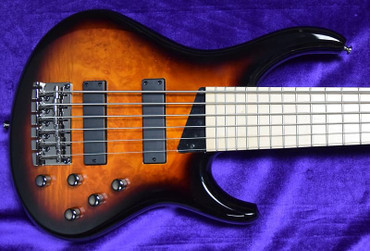 MTD Kingston Z-6 (6 String), Tobacco Burst with Maple Fingerboard