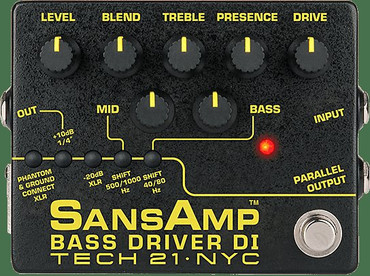 Tech 21 SansAmp Programmable Bass Driver DI - Bass Central