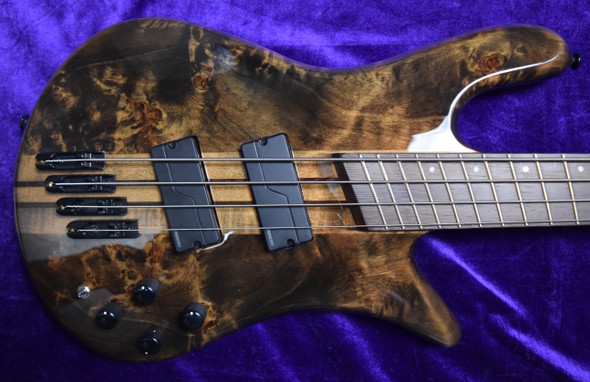 Spector NS Dimension Super Faded Black Gloss 4 String Bass At Bass Central