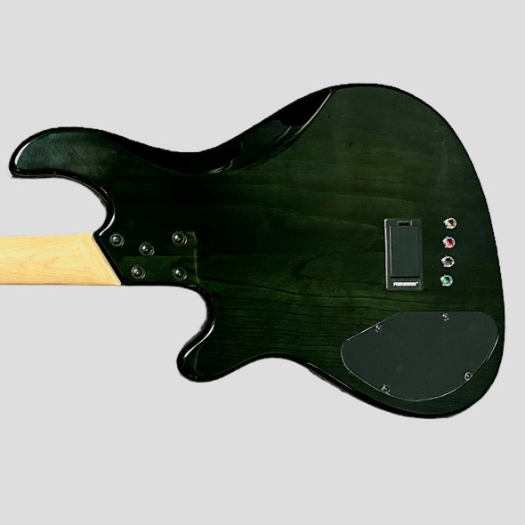 Lakland Skyline 44-OS, Trans Black 4 String Bass At Bass Central