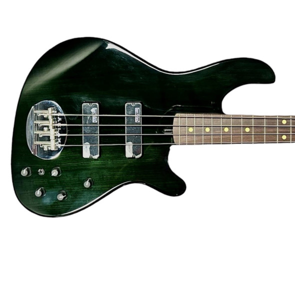 Lakland Skyline 44-OS, Trans Black 4 String Bass At Bass Central