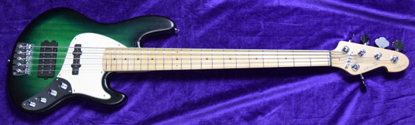 Sandberg California TM-5 SuperLight, Matte Green Burst 5 String Bass At Bass Central