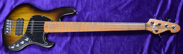 Sandberg Cal. TM-5 SuperLight, Tobacco Sunburst 5 String Bass At Bass Central
