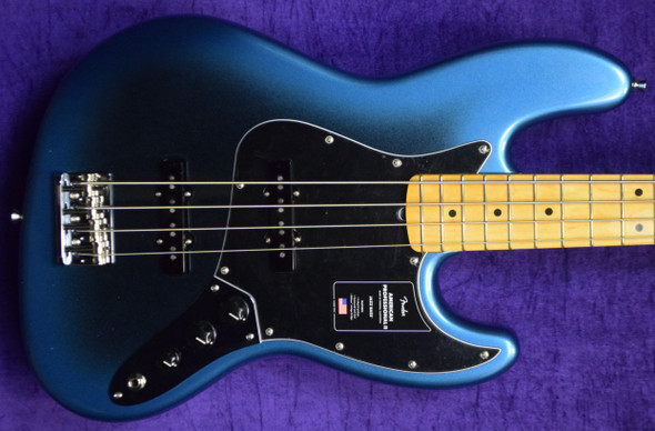 Fender AM Pro II Jazz 4, Dark Night / Maple 4 String Bass At Bass Central