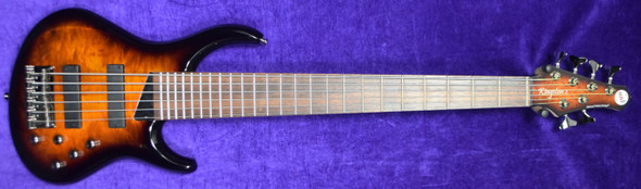 MTD Kingston Z-6, Tobacco Burst 6 String Bass At Bass Central
