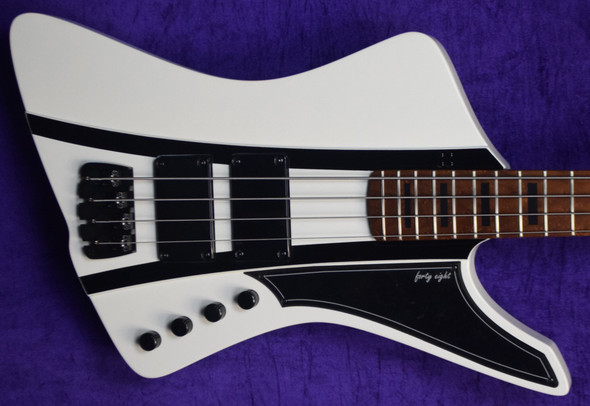 Sandberg "Forty Eight" Victor Brandt Sign. Vintage White 4 String Bass At Bass Central