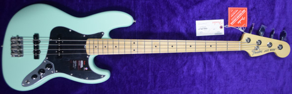 Fender American Performer Jazz, Satin Seafoam Green / Maple 4 String Bass At Bass Central