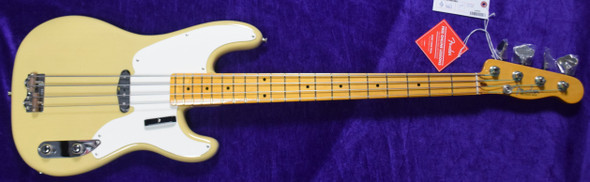 Fender AM. Vintage II '54 P-Bass, Blonde / Maple 4 String Bass At Bass Central