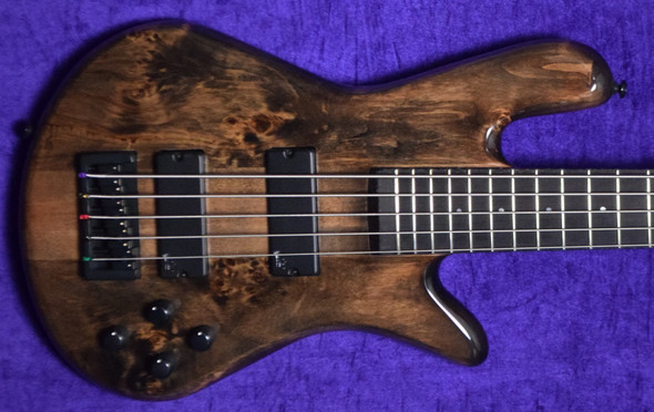 Spector NS Ethos 5, Super Faded Black  5 String Bass At Bass Central