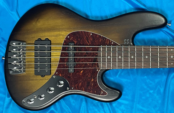 Sandberg California TM5 SuperLight, Matte Tobacco Burst 5 String Bass At Bass Central