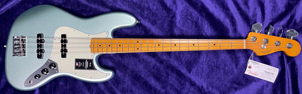 Fender AM. Pro II Jazz, Mystic Surf Green / Maple 4 String Bass At Bass Central