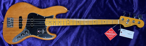 Fender AM Professional II Jazz, Roasted Pine w/ Maple 4 String Bass At Bass Central