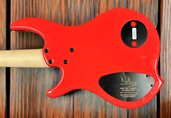 Dingwall NG3 Fiesta Red 5 String Bass At Bass Central