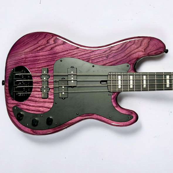 Lakland Skyline 44-64 GZ FRETLESS, Trans Purple/Lined Ebony