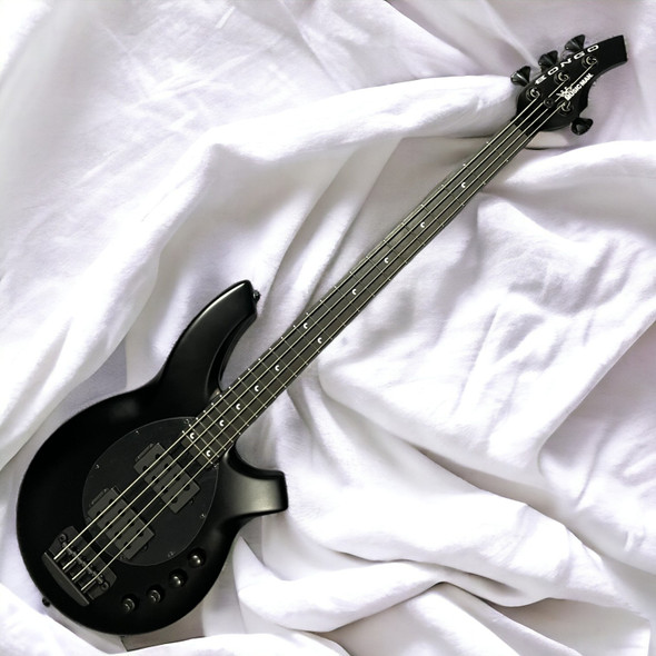 Ernie Ball Music Man Bongo 4 String HH, Stealth / Ebony
