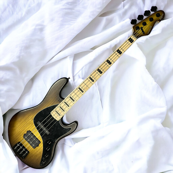 Sandberg California TM4 Superlight Tobacco Burst 4 String Bass At Bass Central