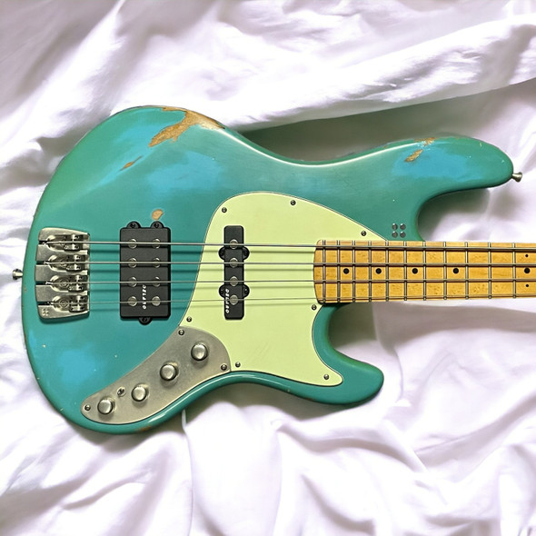 Sandberg California TM4 Hardcore Aged Roquefort Blue 4 String Bass At Bass Central