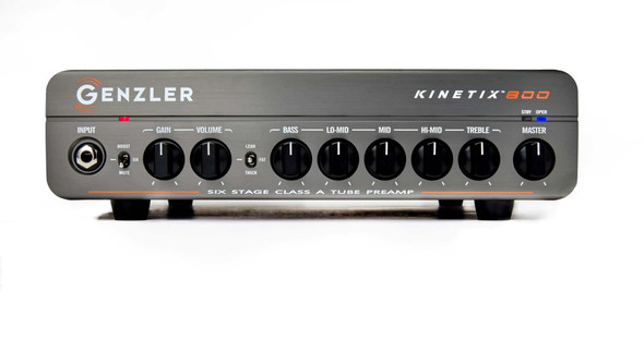 Genzler Kinetix - 800 Watt Bass Amplifier with Tube Preamp At Bass Central