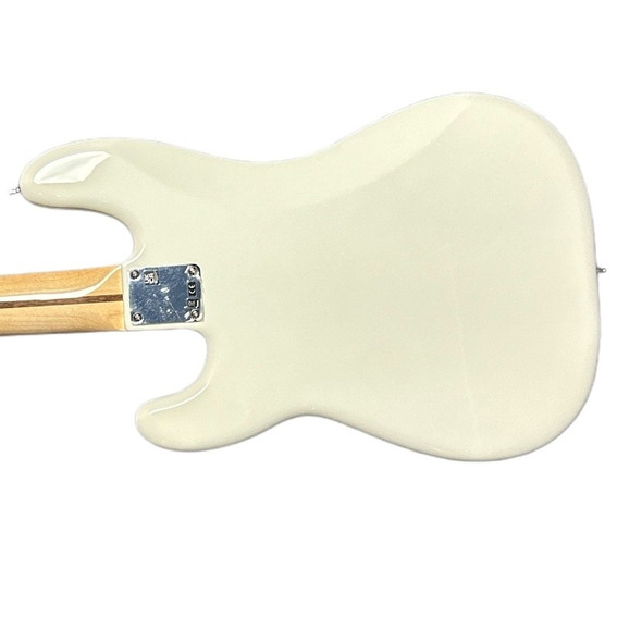 Fender Steve Harris Sign. P-Bass. Olympic White w/ Maple 4 String Bass At Bass Central