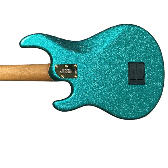 Ernie Ball Music Man StingRay 5 H Special, Ocean Sparkle 5 String Bass At Bass Central