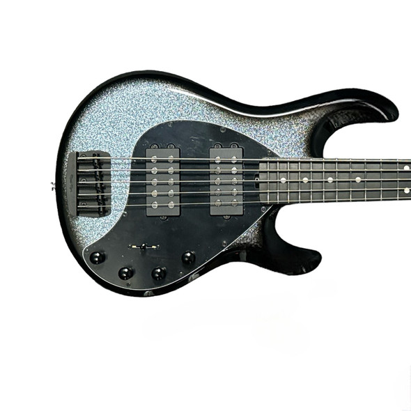 Ernie Ball Music Man StingRay 4 Special, Smoked Chrome with Ebony