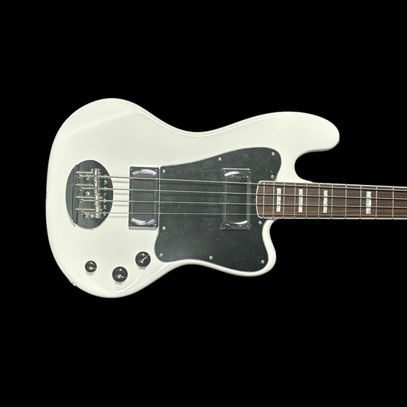 Lakland Skyline Decade Bass. White Gloss 4 String Bass At Bass Central