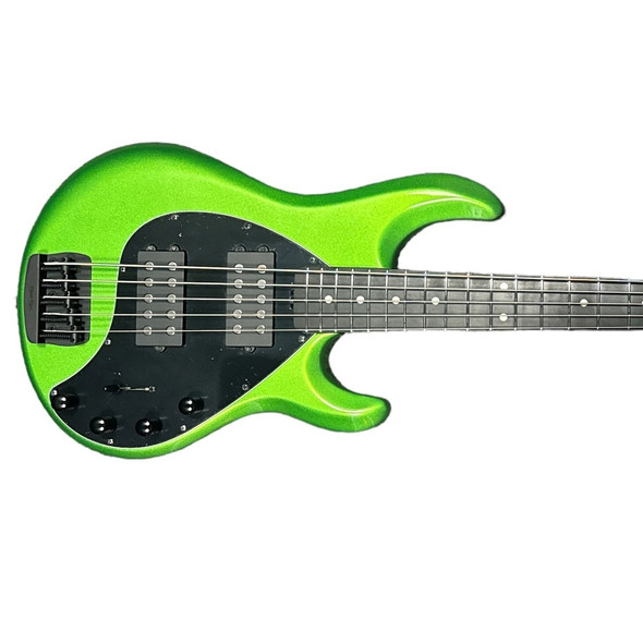 Ernie Ball Music Man StingRay 5 HH Special, Kiwi Green / Ebony *IN STOCK*