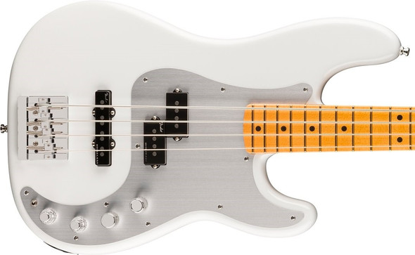 Fender American Ultra II P-Bass, Avalanche / Maple 4 String Bass At Bass Central