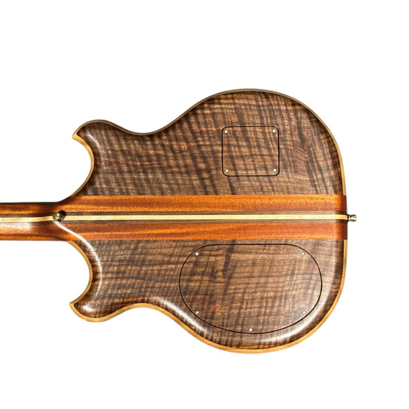 Alembic Stanley Clarke "Brown Bass", Flame Walnut  4 String Bass At Bass Central