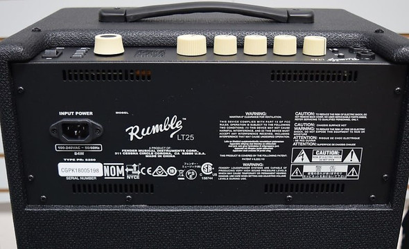 Fender Rumble LT 25 Bass Combo Amp, Programmable Effects At Bass Central