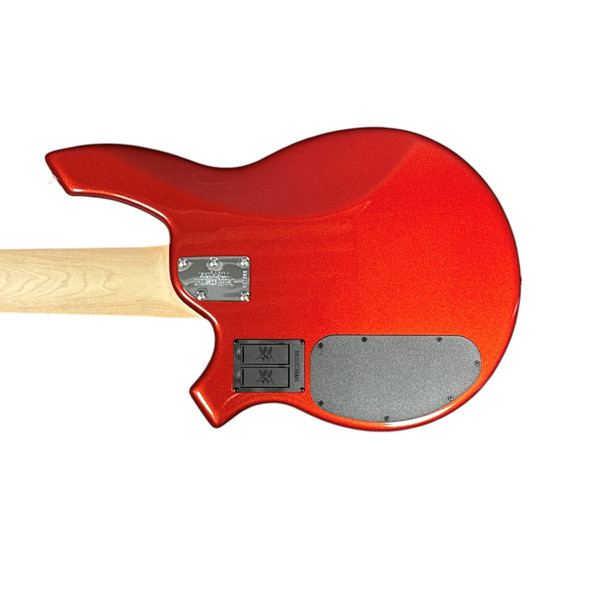 Ernie Ball Music Man Bongo 6 HH, Blood Orange 6 String Bass At Bass Central