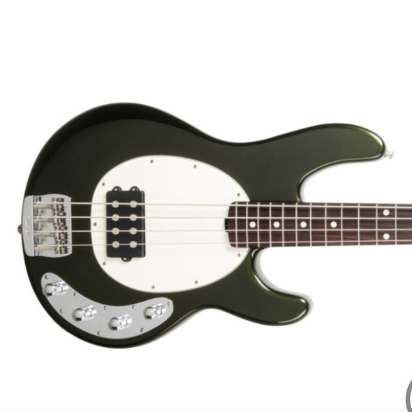 Ernie Ball Music Man StingRay 4 H Special, Fallout Green / Rosewood