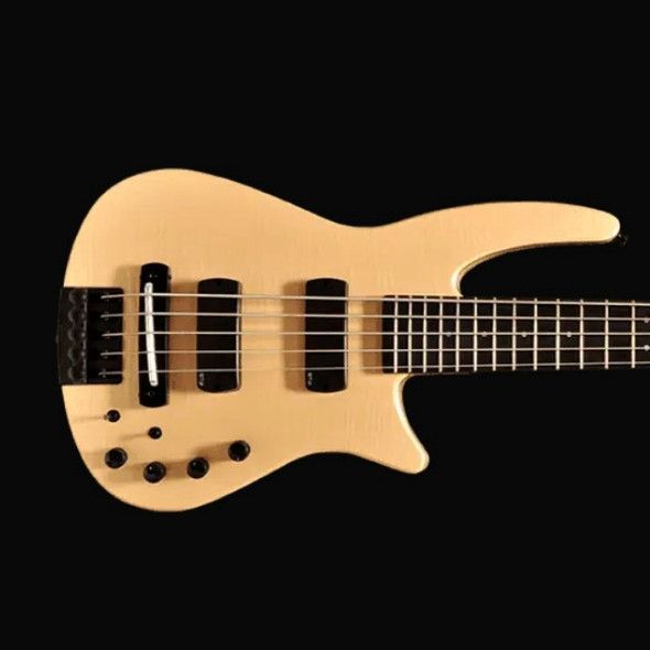 NS Design CR4 Radius Charcoal Stain Fretless