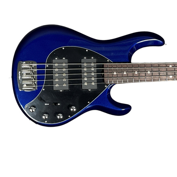 Ernie Ball Music Man StingRay 4 HH Special, Butane Blue / Rosewood