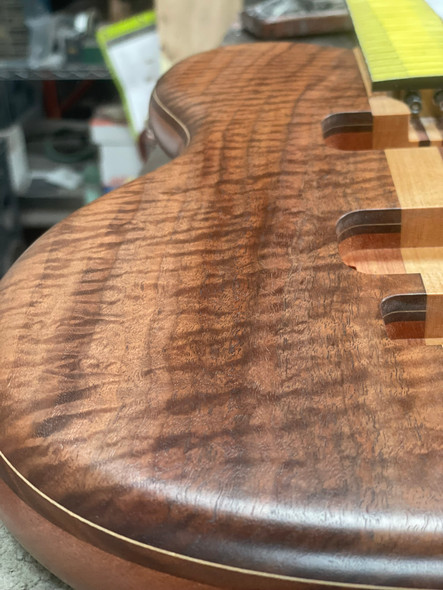 Alembic Crest 4 Medium Scale (32"), Walnut / Ebony / Side Led's *Similar On Order, ETA  Oct 2026