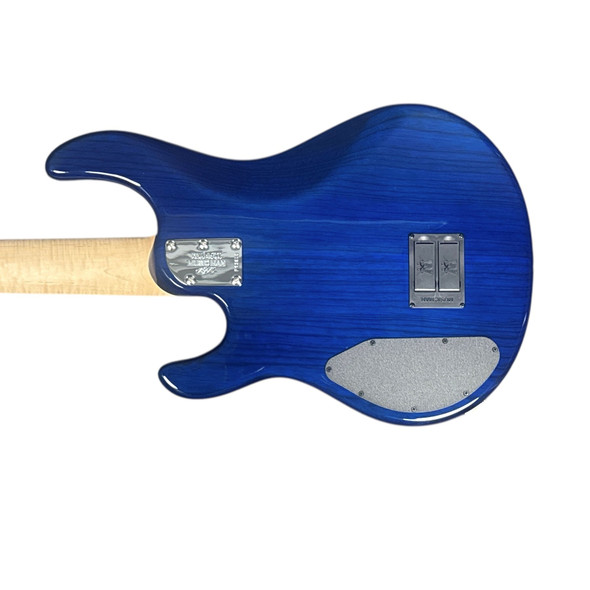 Ernie Ball Music Man 2025 BFR LTD StingRay 5HH Paua Blue 5 String Bass At Bass Central