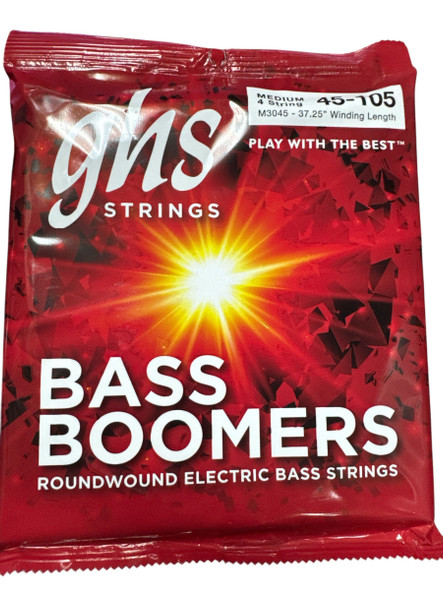 GHS M3045 Boomers 4 String Set 45-105 At Bass Central